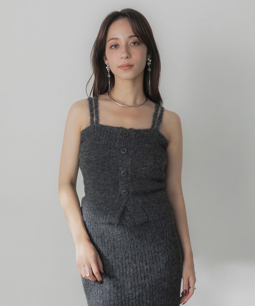 Elishe キャミソール ヘアリーニットビスチェ : ZOZOTOWN Yahoo!店