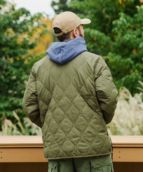 TAION（タイオン） ダウンジャケット ダウン ミリタリークルーネック