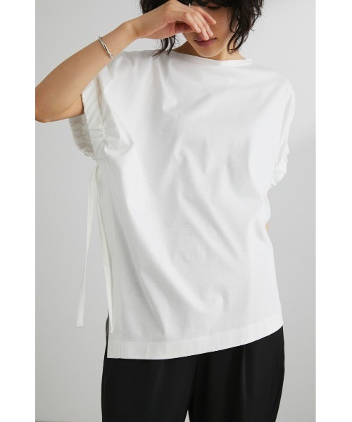 「STYLEMIXER」 半袖カットソー FREE ブルー レディース_画像2