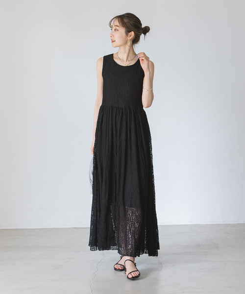 黒のノースリーブワンピース 楽天市場】ワンピース レディース ノースリーブ 黒ワンピ ブラック