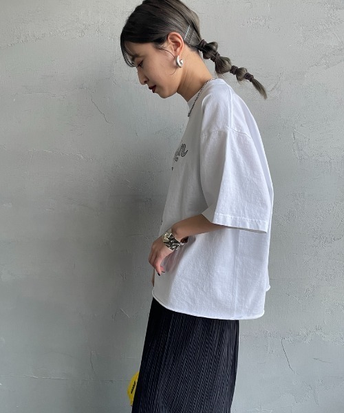 「FUNG」 半袖Tシャツ M ホワイト レディース_画像4