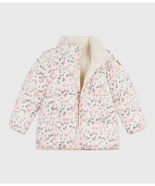 PETIT BATEAU（プチバトー） ダウン アウター 中綿入りフード