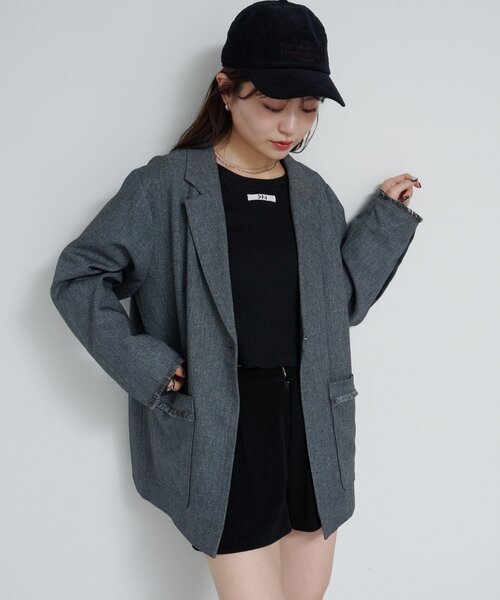 Kastane（カスタネ） ジャケット テーラードジャケット SETUPチェック