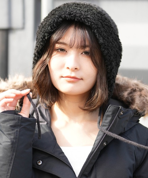 milsa（ミルサ） ニット帽 ニットキャップ ニットキャップ プードル