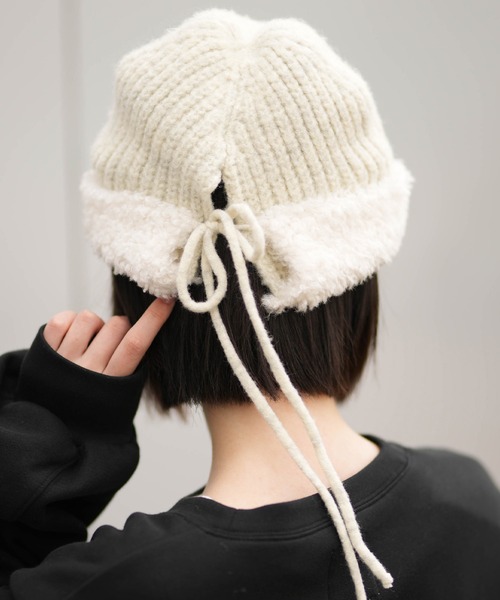 milsa（ミルサ） ニット帽 ニットキャップ ニットキャップ プードル