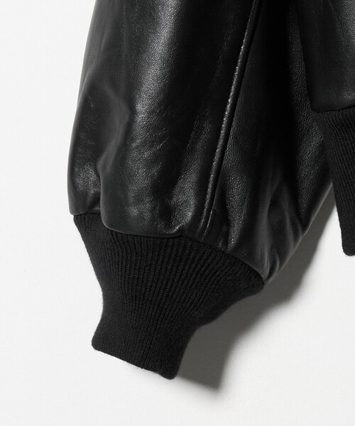 UNITED ARROWS BEAUTY&YOUTH レザー ジャケット M BEAUTY＆YOUTH UNITED ARROWS ミリタリージャケット モッズコート