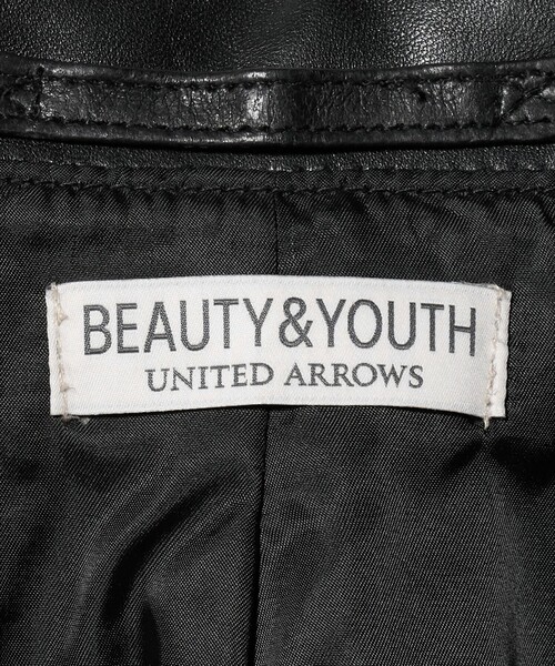 BEAUTY&YOUTH UNITED ARROWS レザー A-2 ジャケット シープ レザー A―2 ジャケット