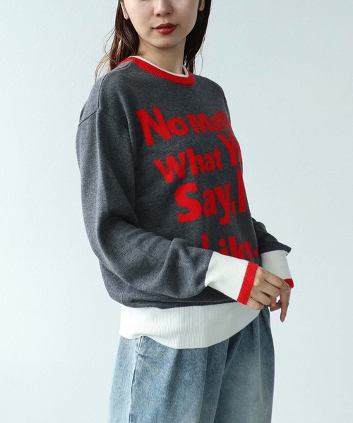 Cepica（セピカ） ニット セーター 2Wayロゴニット レディース