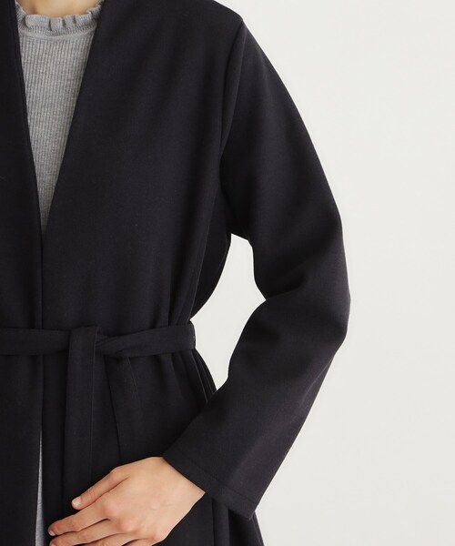 LAURA ASHLEY（ローラアシュレイ） ノーカラーコート コート 「洗える