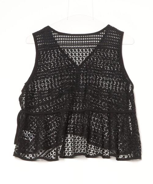 「kaene」 ベスト FREE ブラック レディース_画像2