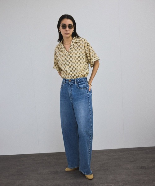 「Couture d'adam」 半袖シャツ 36 ベージュ系その他4 レディース_画像6