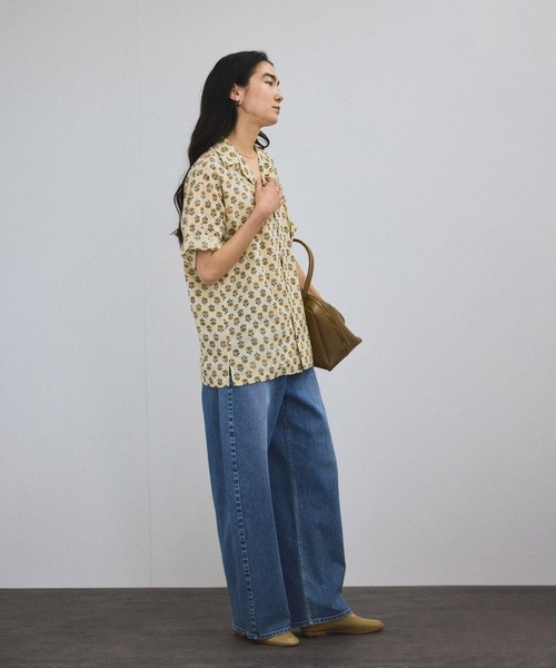 「Couture d'adam」 半袖シャツ 36 ベージュ系その他4 レディース_画像8