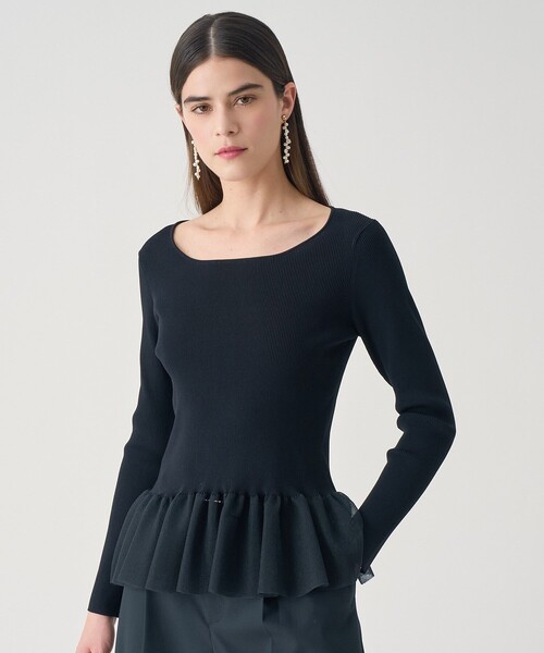 アナイ トップス（ファッション）（襟首タイプ：ボートネック）の