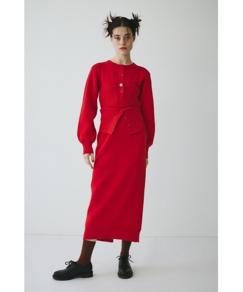 HeRIN.CYE ワンピース Layered knit dress レイヤードニットドレス