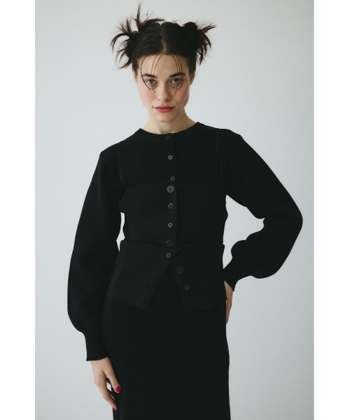 HeRIN.CYE ワンピース Layered knit dress レイヤードニットドレス