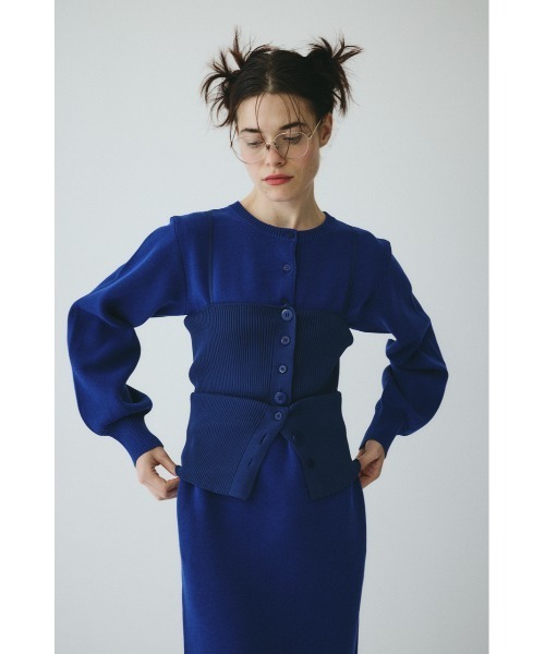 HeRIN.CYE ワンピース Layered knit dress レイヤードニットドレス