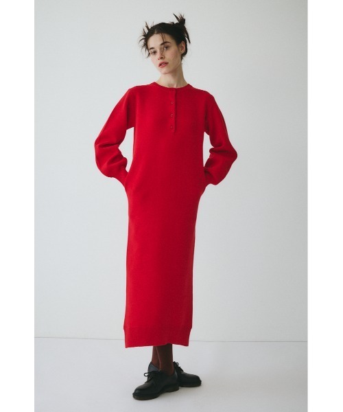 HeRIN.CYE ワンピース Layered knit dress レイヤードニットドレス