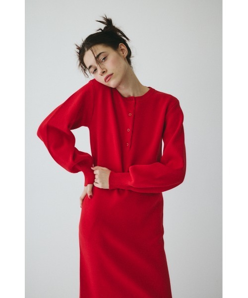 HeRIN.CYE ワンピース Layered knit dress レイヤードニットドレス