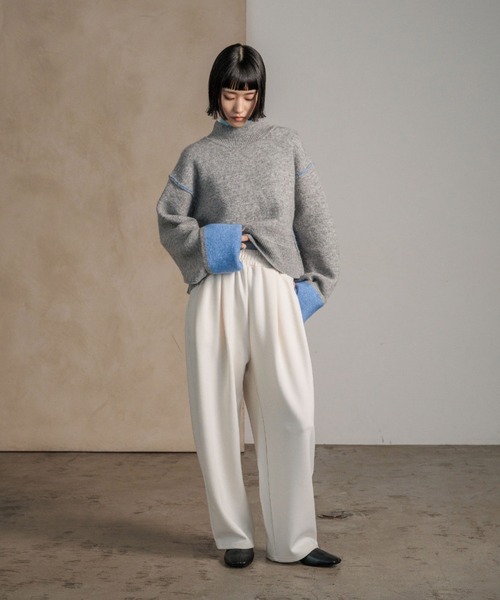 LOWRYS FARM（ローリーズファーム） ニット セーター バイカラー