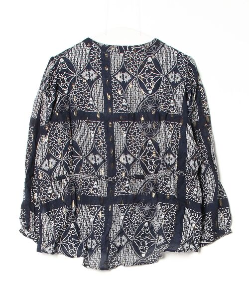 「Desigual」 長袖ブラウス L ネイビー レディース_画像2