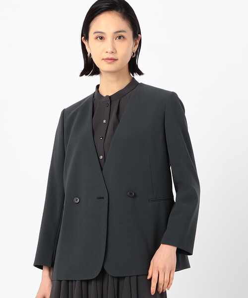 COMME CA（コムサ） ジャケット ノーカラージャケット 「 Sサイズ