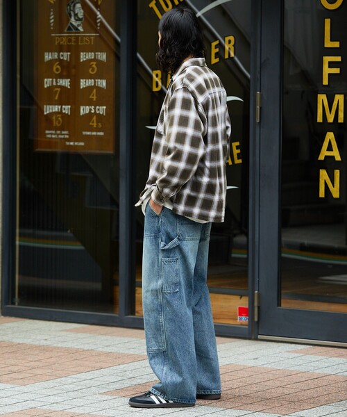 「FREAK'S STORE」 デニムパンツ MEDIUM ネイビー メンズ_画像7