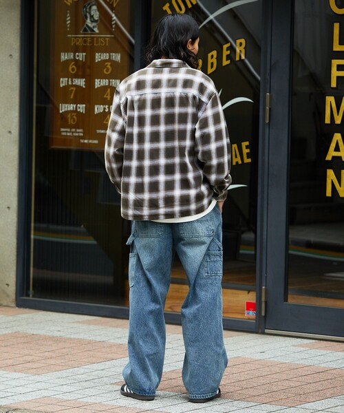 「FREAK'S STORE」 デニムパンツ MEDIUM ネイビー メンズ_画像8