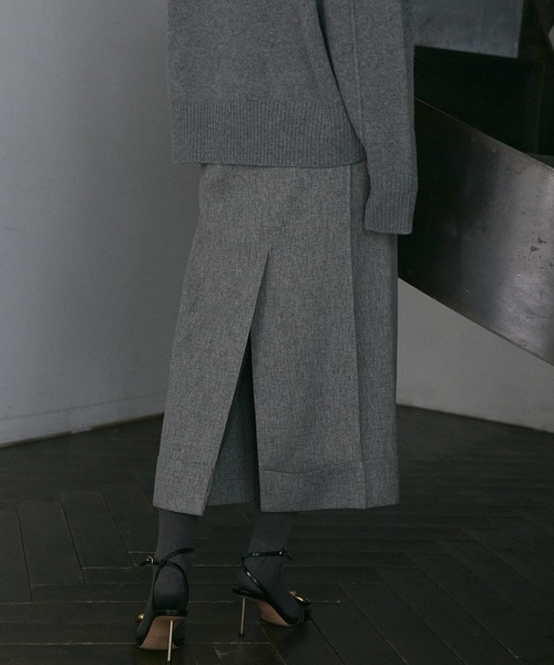 「LE CIEL BLEU」 スカート 34 カーキ レディース_画像5