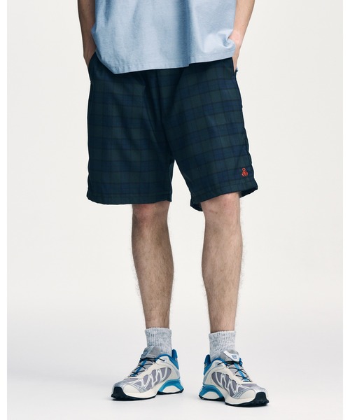 SOPHNET.（ソフネット） パンツ TROPICAL CHECK EASY SHORTS メンズ