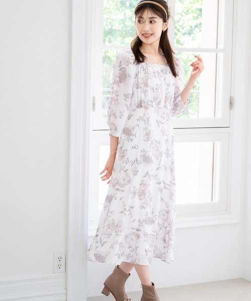 「MISCH MASCH」 長袖ワンピース M ブルー レディース_画像6