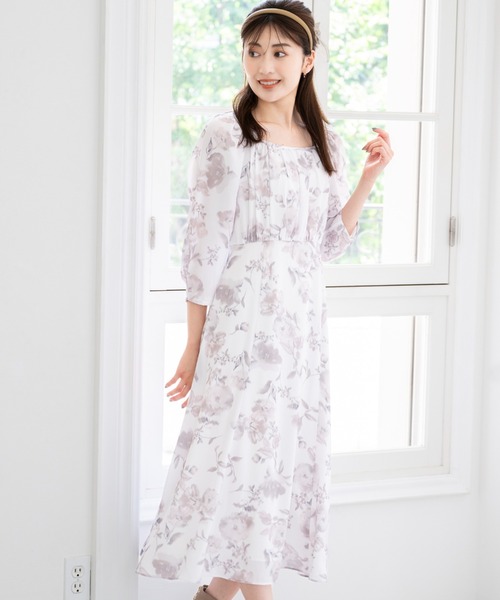 「MISCH MASCH」 長袖ワンピース M ブルー レディース_画像7