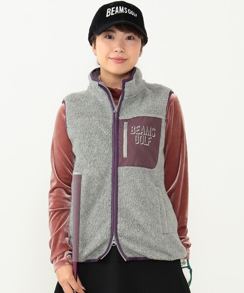 BEAMS GOLF（ビームス ゴルフ） ベスト MEDIUM グレー レディース