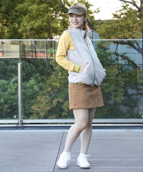 BEAMS GOLF（ビームス ゴルフ） ベスト MEDIUM グレー レディース