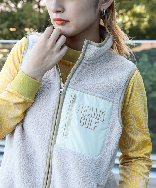 BEAMS GOLF（ビームス ゴルフ） ベスト MEDIUM グレー レディース