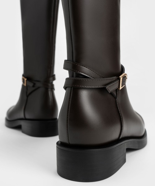 CHARLES & KEITH ブーツ ブラック CHARLES ＆ KEITH（チャールズ&キース） 「CHARLES & KEITH」 ブーツ