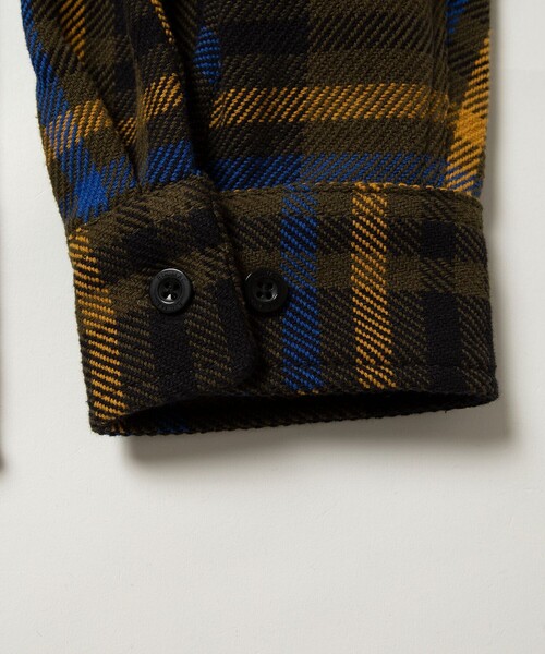 「BIG MAC」 長袖シャツ SMALL ブラウン メンズ_画像9