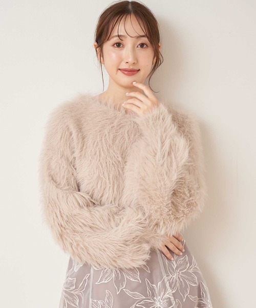 「NOELA」 長袖ニット フリー グレー レディース_画像9