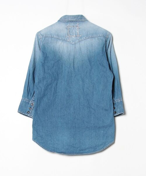 「KURO」 長袖シャツ - ブルー メンズ_画像2