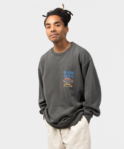 「UNION（UNION TOKYO）」 スウェットカットソー SMALL ブラック メンズ_画像8