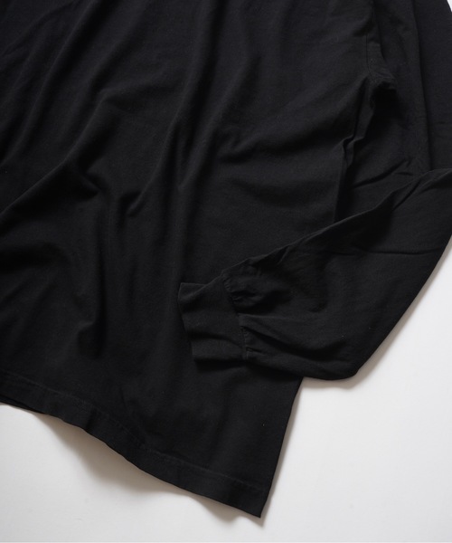 「LOS ANGELES APPAREL」 長袖Tシャツ SMALL ライトグリーン メンズ_画像8