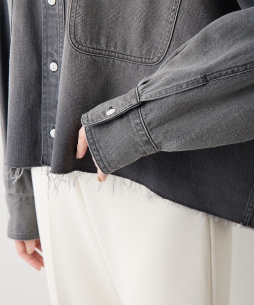 Whim Gazette（ウィム ガゼット） 長袖シャツ FREE サックスブルー