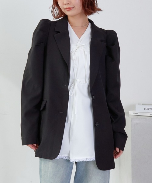 ブラウス シャツ リボンティアードブラウス レディース : ZOZOTOWN