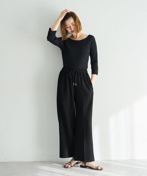 2枚セット☆Deuxieme Classe 7分袖リブニット YECCA VECCA（イェッカヴェッカ） ニット セーター 袖釦7分袖