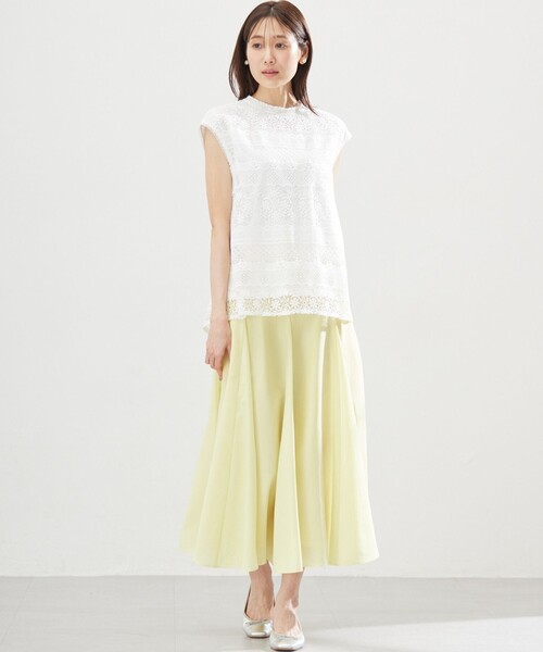 「組曲」 フレアスカート 6 ブラック レディース_画像9