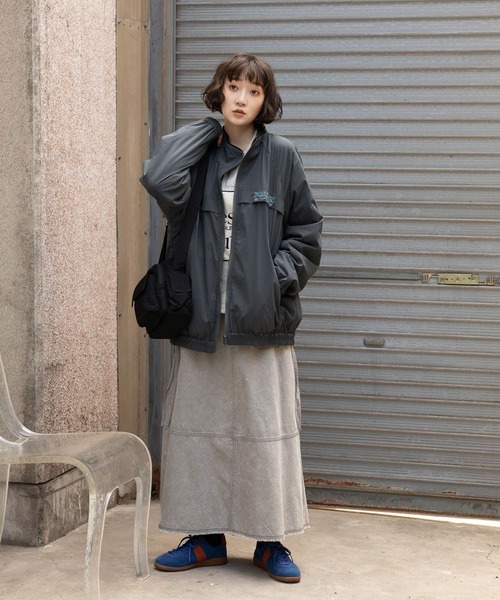 「niko and...」 ブルゾン MEDIUM グレー レディース_画像2