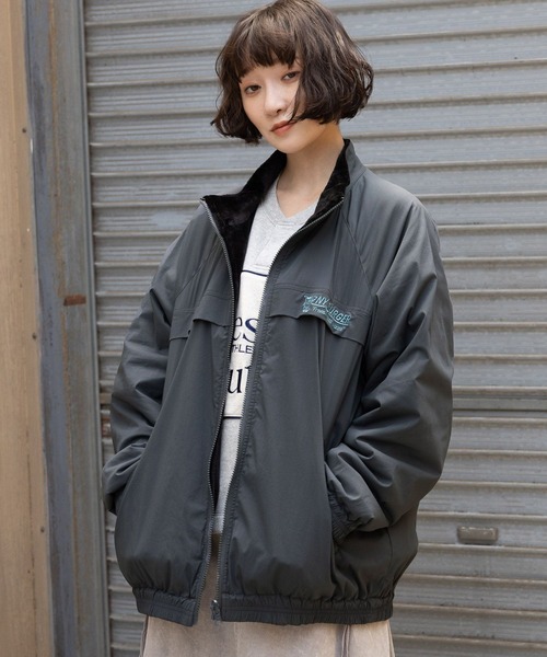 「niko and...」 ブルゾン MEDIUM グレー レディース_画像4