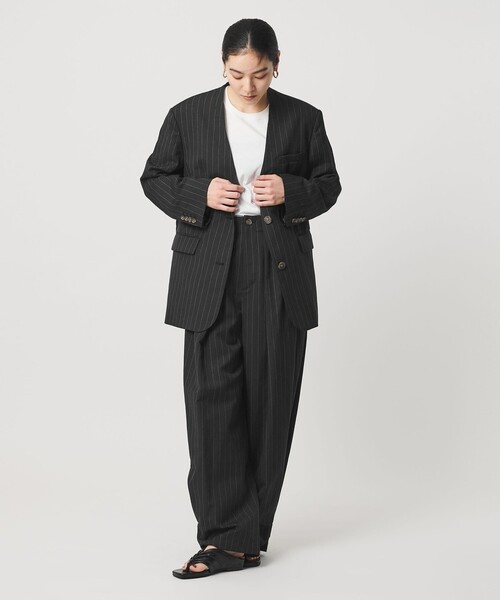 BEAUTY＆YOUTH UNITED ARROWS ジャケット ノーカラージャケット 麻