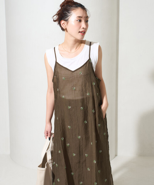 FREAK'S STORE（フリークスストア） ワンピース 限定展開 シアー 小花