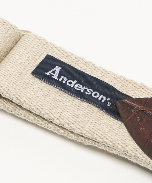 ベルト 「別注」「Anderson’s」アジャストベルト 30MM メンズの画像