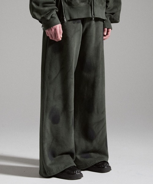 GRANCY ワイドパンツ スウェットパンツ ジャージ 「GRANCY」Dirty